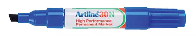 Een Viltstift Artline 30 schuin 2-5mm blauw koop je bij L&N Partners voor Partners B.V.