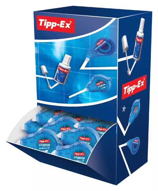 Een Correctieroller Tipp-ex easy refill ecolutions 5mmx14m doos à 15+5 gratis koop je bij Klik Office BV