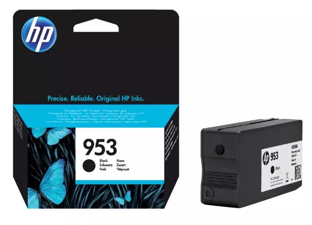 Een Inktcartridge HP L0S58AE 953 zwart koop je bij QuickOffice BV