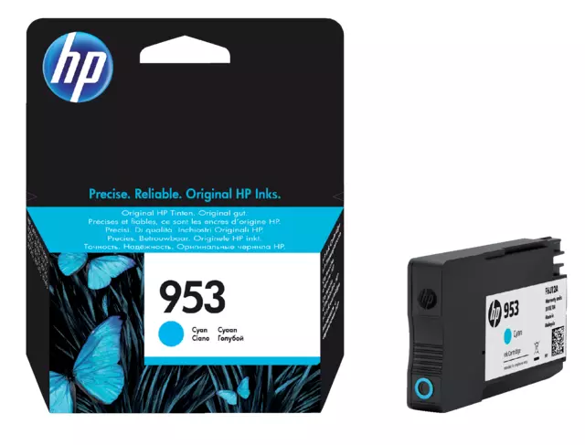 Een Inktcartridge HP F6U12AE 953 blauw koop je bij L&N Partners voor Partners B.V.