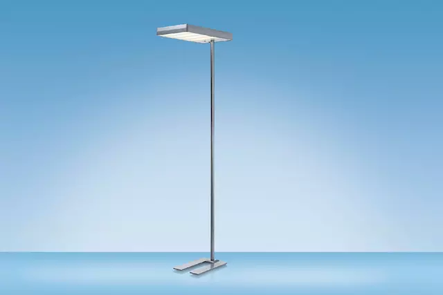 Een Vloerlamp Hansa led Maxlight aluminium koop je bij Totaal Kantoor Goeree