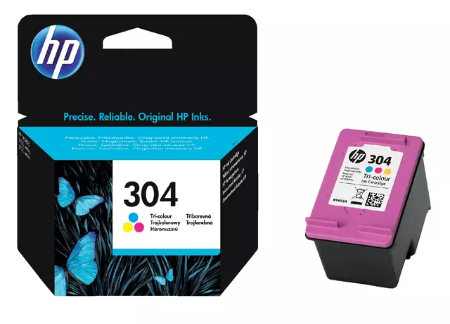 Een Inktcartridge HP N9K05AE 304 kleur koop je bij Kantoorvakhandel van der Heijde