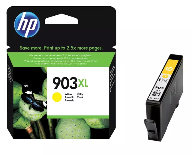 Een Inktcartridge HP T6M11AE 903XL geel koop je bij Kantoorvakhandel van der Heijde