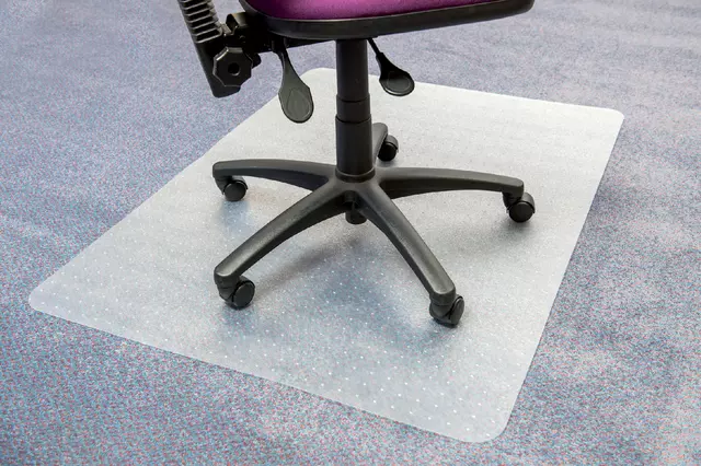 Een Stoelmat Floortex PVC 120x150cm voor zachte vloeren koop je bij EconOffice
