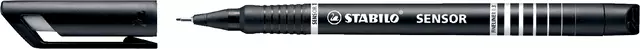 Een Fineliner STABILO Sensor 189/46 fijn zwart koop je bij EconOffice
