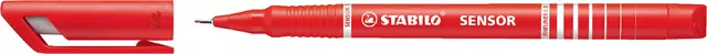 Een Fineliner STABILO Sensor 189/40 fijn rood koop je bij EconOffice