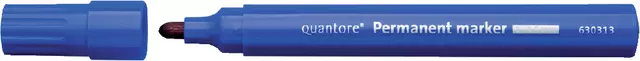 Een Permanent marker Quantore rond 1-1.5mm blauw koop je bij Unimark Office B.V.