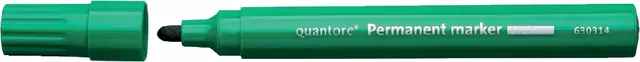 Een Permanent marker Quantore rond 1-1.5mm groen koop je bij Van Hoye Kantoor BV