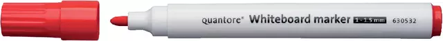 Een Whiteboardstift Quantore rond 1-1.5mm rood koop je bij Van Leeuwen Boeken- en kantoorartikelen