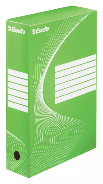 Een Archiefdoos Esselte Boxycolor 80mm groen koop je bij Kantoorvakhandel van der Heijde