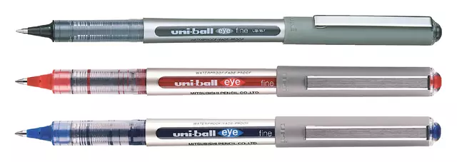 Een Rollerpen Uni-ball Eye 157R fijn rood koop je bij EconOffice