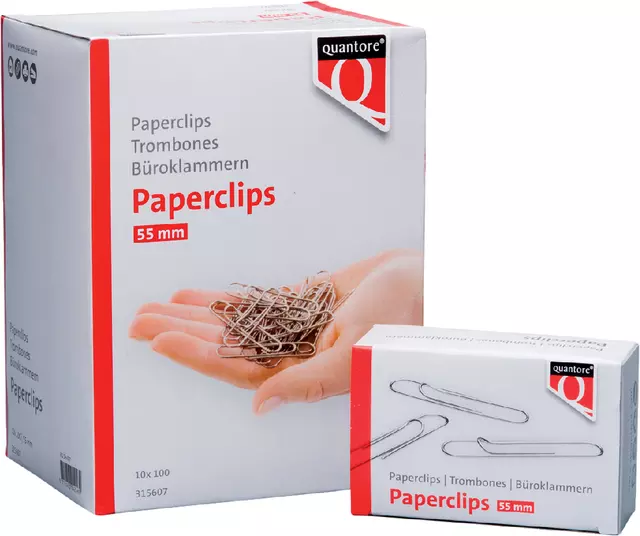Een Paperclip Quantore R50 55mm lang koop je bij EconOffice