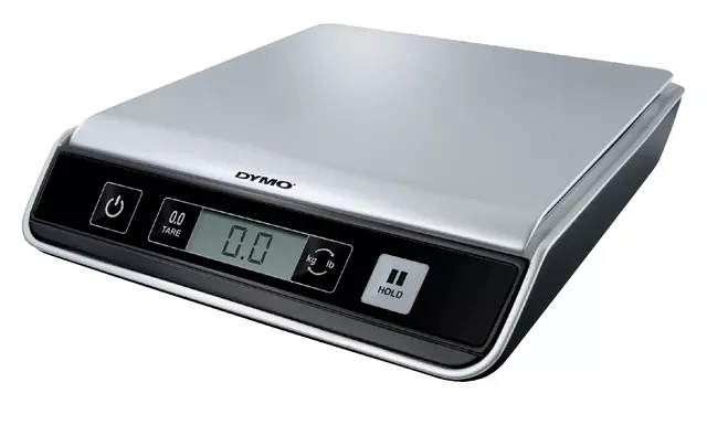 Een Pakketweger Dymo M10 digitaal tot 10 kilogram zilver/zwart koop je bij EconOffice
