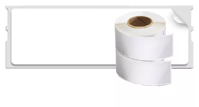 Een Etiket Dymo LabelWriter naamkaart ordner 59x190mm 1 rol á 110 stuks wit koop je bij EconOffice