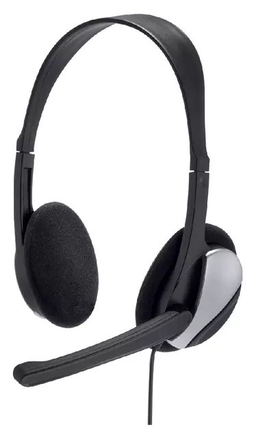 Een Hoofdtelefoon Hama HS-P100 On Ear zwart koop je bij EconOffice