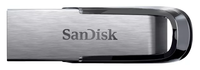 Een USB-stick 3.0 Sandisk Cruzer Ultra Flair 64GB koop je bij Van Leeuwen Boeken- en kantoorartikelen