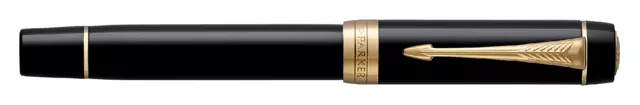 Een Vulpen Parker Duofold Classic black 18k GT medium koop je bij The Cartridge Company