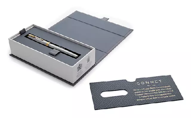 Buy your Vulpen Parker Sonnet stainless steel GT fijn at QuickOffice BV