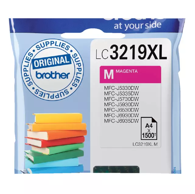 Een Inktcartridge Brother LC-3219XLM rood koop je bij KantoorProfi België BV