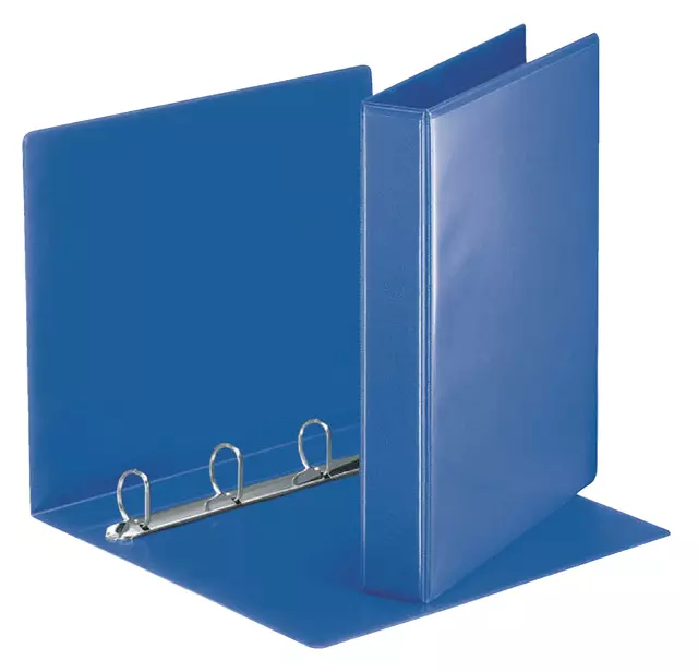 Een Presentatieringband Esselte A4 4-rings D-mech 30mm blauw koop je bij Van Leeuwen Boeken- en kantoorartikelen