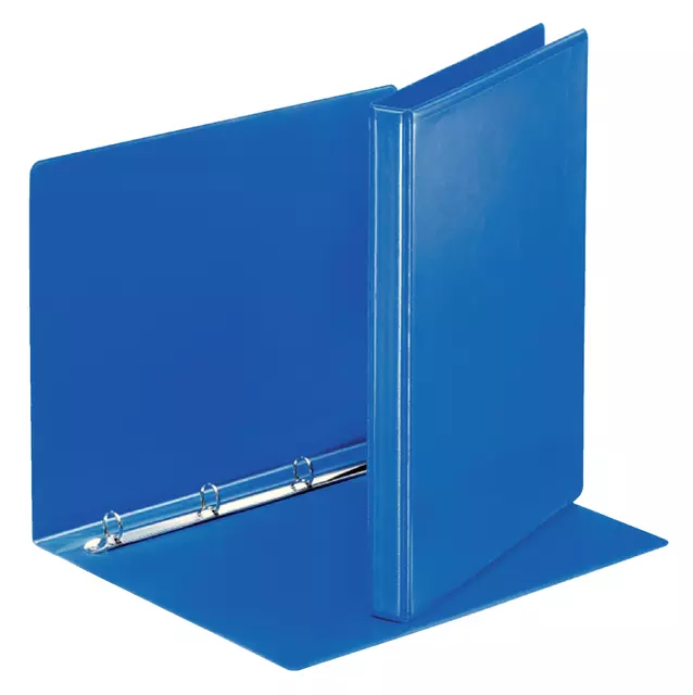 Een Presentatieringband Esselte A4 4-rings O-mech 16mm blauw koop je bij Van Leeuwen Boeken- en kantoorartikelen