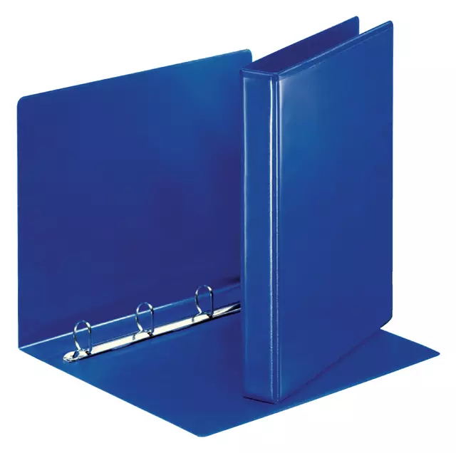 Een Presentatieringband Esselte A4 4-rings D-mech 25mm blauw koop je bij Van Leeuwen Boeken- en kantoorartikelen