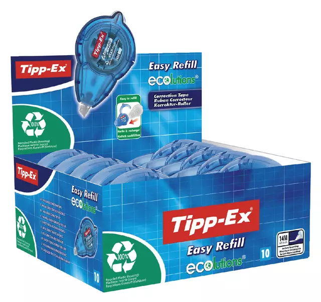 Een Correctieroller Tipp-ex easy refill ecolutions 5mmx14m koop je bij Klik Office BV