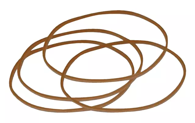 Een Elastiek Standard Rubber Bands 18 80x1.5mm 500gr 1660 stuks bruin koop je bij KantoorProfi België BV