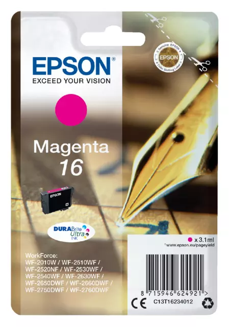 Een Inktcartridge Epson 16 T1623 rood koop je bij The Cartridge Company