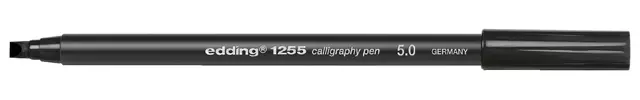 Een Kalligrafiepen edding 1255 5.0mm zwart koop je bij EconOffice