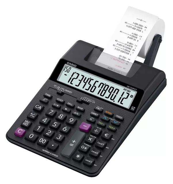 Een Rekenmachine Casio HR-150RCE koop je bij EconOffice