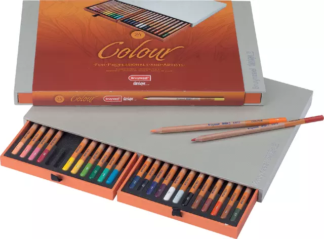 Een Kleurpotloden Bruynzeel Colour box 24stuks assort koop je bij Van Leeuwen Boeken- en kantoorartikelen