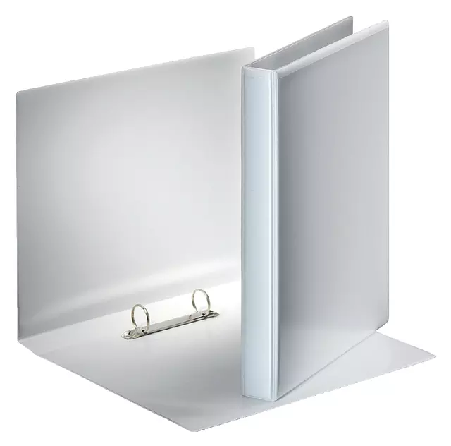 Een Presentatieringband Esselte A4 2-rings O- mech 25mm wit koop je bij EconOffice