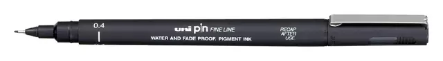 Een Fineliner Uni-ball Pin 0.4mm zwart koop je bij EconOffice