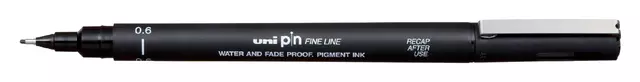 Een Fineliner Uni-ball Pin 0.6mm zwart koop je bij L&N Partners voor Partners B.V.