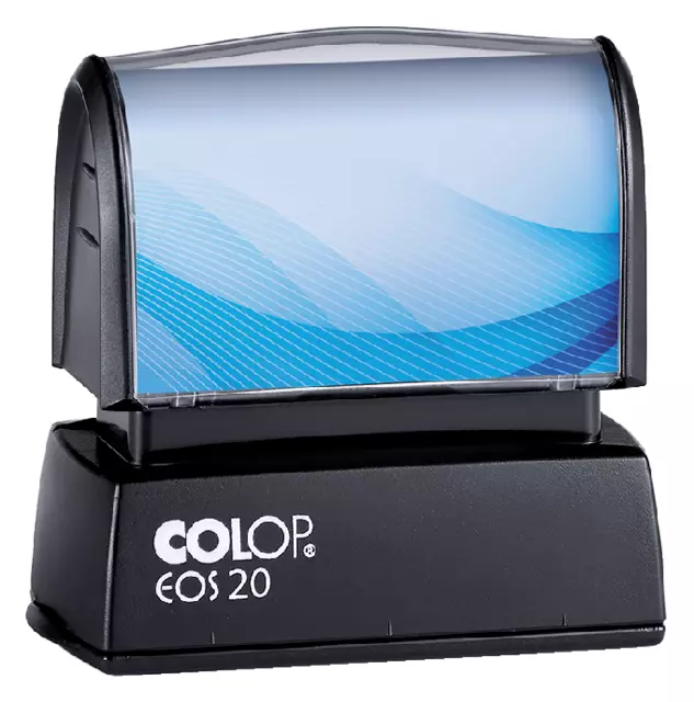 Een Stempel Colop EOS 20 flashsysteem 14x38mm zwart koop je bij Unimark Office B.V.