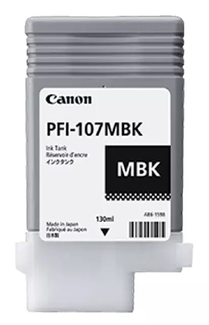 Een Inktcartridge Canon PFI-107 mat zwart koop je bij Goedkope Kantoorbenodigdheden