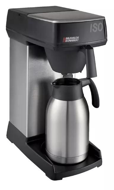 Een Koffiezetapparaat Bravilor Iso inclusief thermoskan koop je bij MV Kantoortechniek B.V.