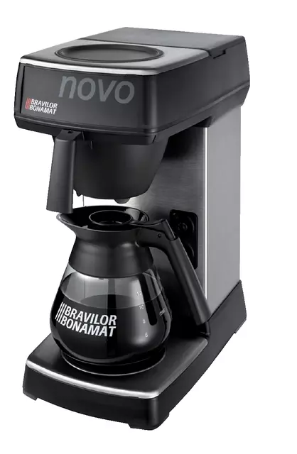 Een Koffiezetapparaat Bravilor Novo inclusief glazen kan koop je bij Van Leeuwen Boeken- en kantoorartikelen