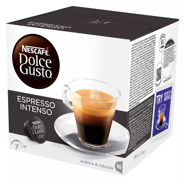 Een Koffiecups Dolce Gusto Espresso Intenso 16 stuks koop je bij Totaal Kantoor Goeree