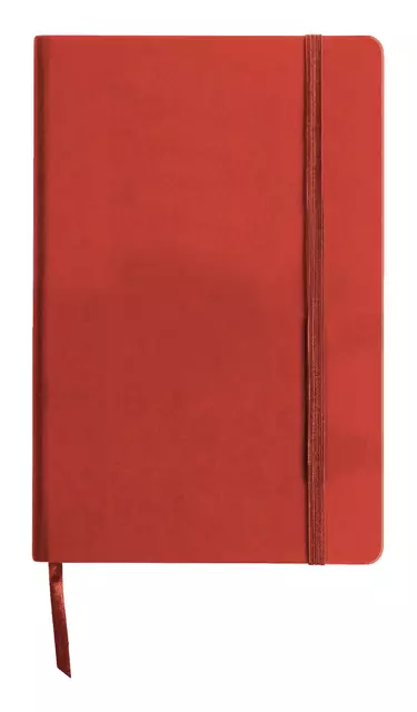 Een Notitieboek Quantore A5 lijn 192blz 80gr rood koop je bij EconOffice