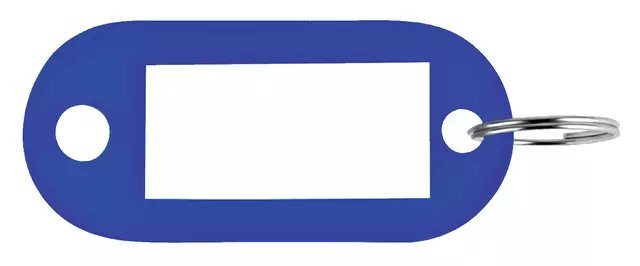 Een Sleutellabel Pavo kunststof blauw koop je bij EconOffice