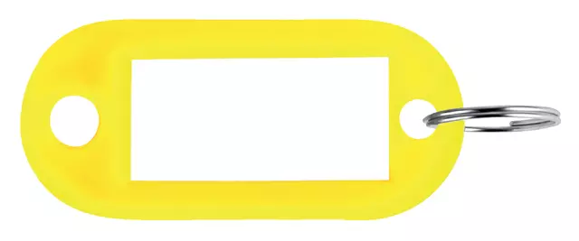 Een Sleutellabel Pavo kunststof geel koop je bij EconOffice