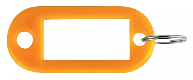 Een Sleutellabel Pavo kunststof oranje koop je bij EconOffice