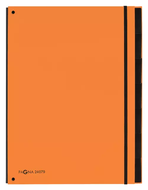 Een Sorteermap Pagna Trend A4 7 tabs oranje koop je bij Totaal Kantoor Goeree