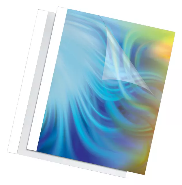 Een Thermische omslag Fellowes A4 1.5mm wit 100stuks koop je bij EconOffice