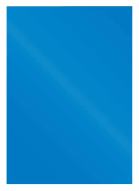 Voorblad Fellowes A4 Chromolux 250gr blauw 100stuks