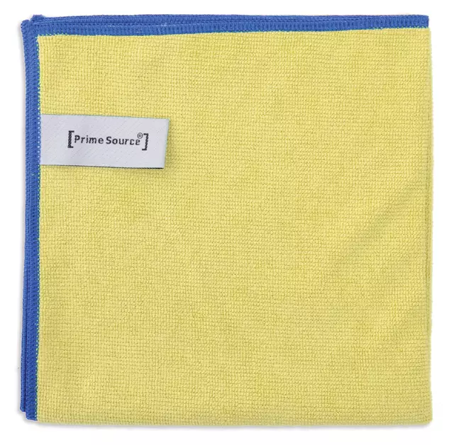 Een Microvezeldoek Primesource professional 38x38cm geel pak à 10 stuks koop je bij EconOffice