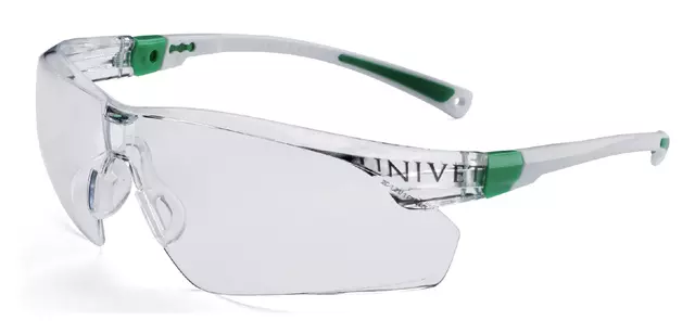 Een Veiligheidsbril Univet 506 anti damp glashelder koop je bij MV Kantoortechniek B.V.