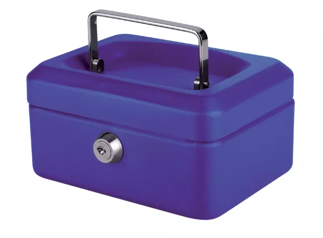 Buy your Money box Quantore 150x115x80mm blue at QuickOffice BV